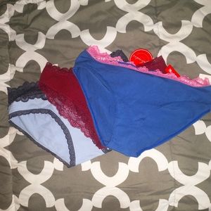 3 Pair Bikini Bottom Panties